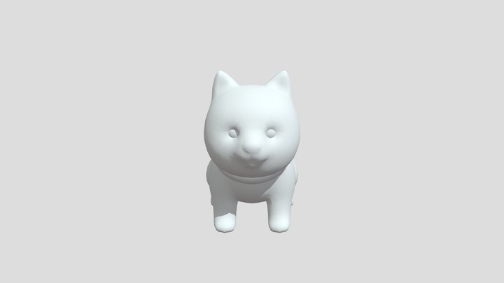 Shiba inu 3D Model