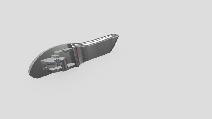 Car Door Handle 3D Model