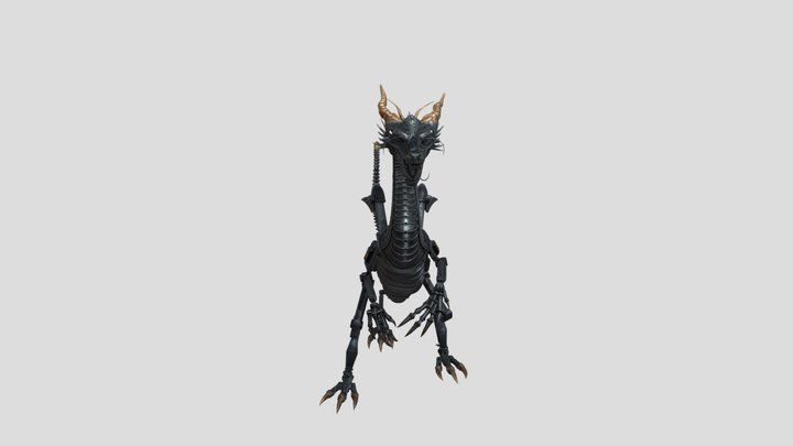 Mechanical Dragon STL Articulated Flexi |…