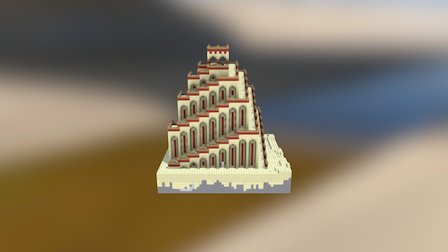 Great Ziggurat - MCNoodlor (recreated) 3D Model