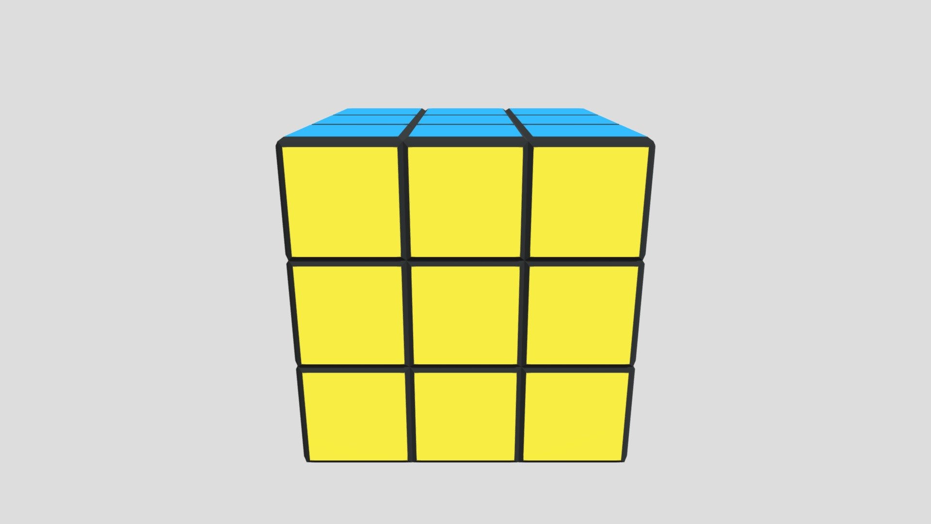 Rubik's cube from Poly by Google