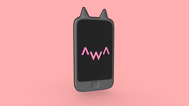 Cat phone <3 3D Model