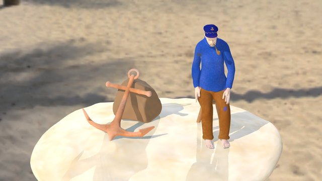 Sea Captain 3D Model