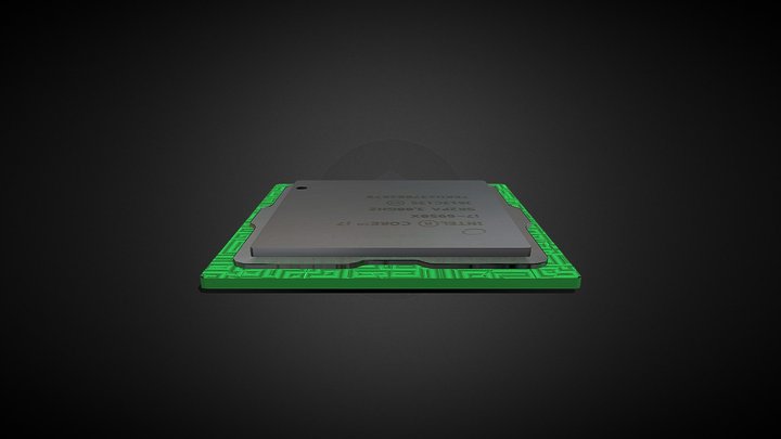 (FREE) intel cpu 3D Model