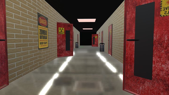 Backrooms level ! 3D Model