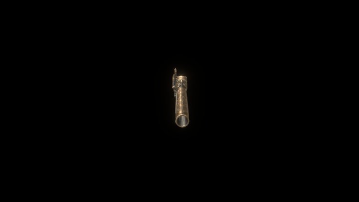 Antique Gun 3D Model