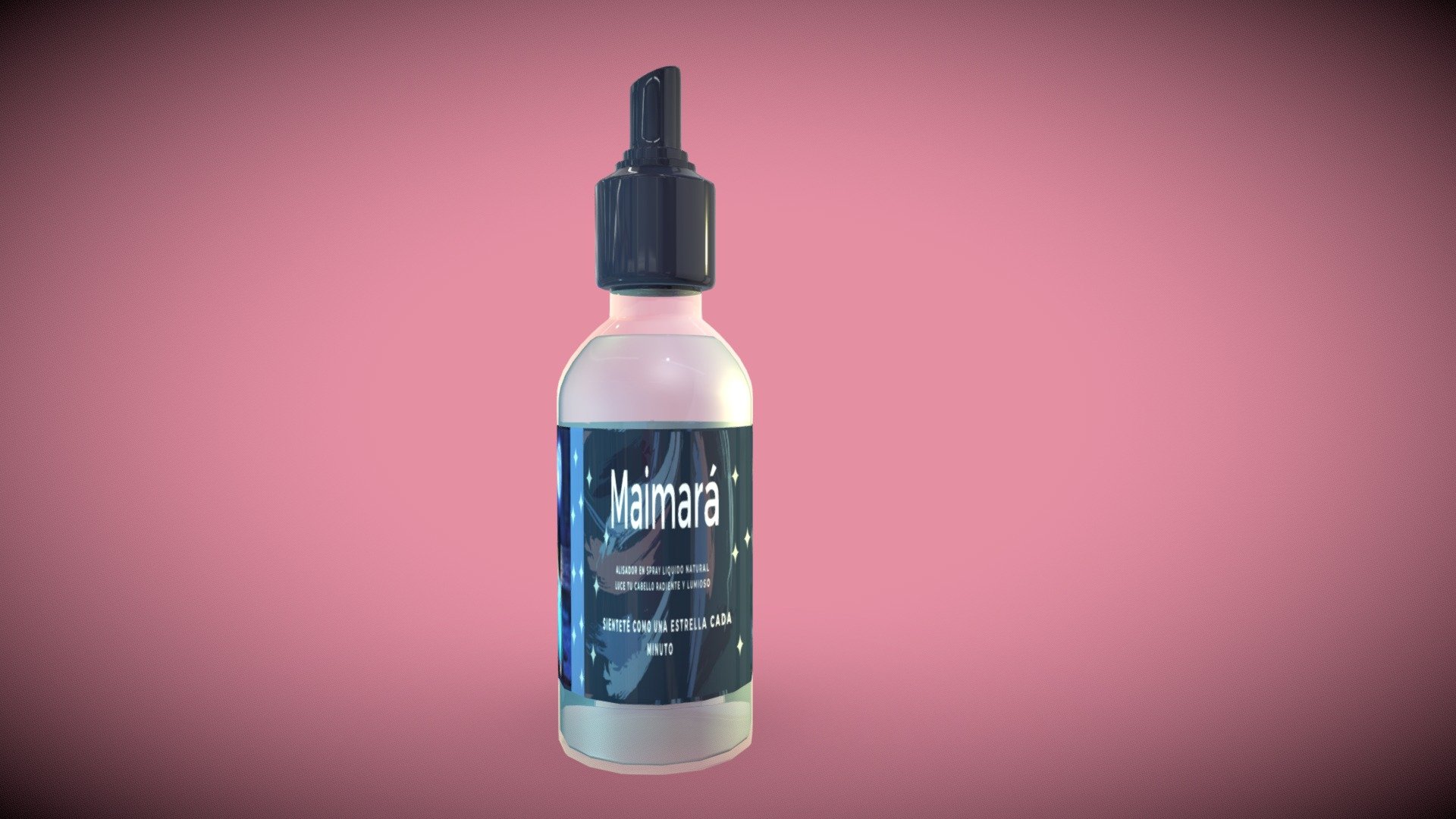 Maimara botella producto de belleza