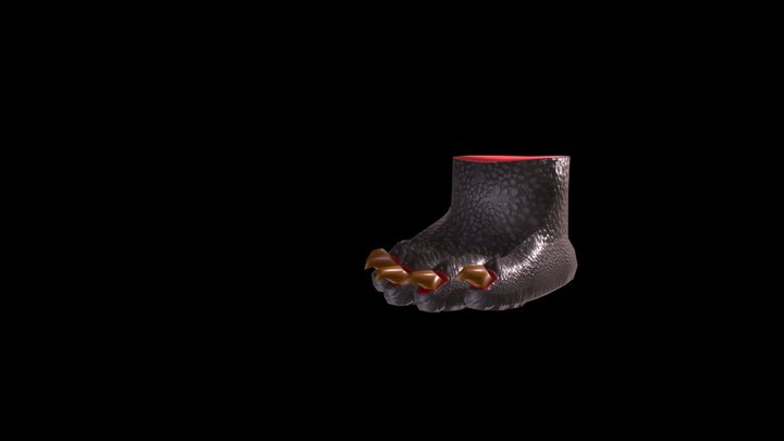Monster feet 3D Model