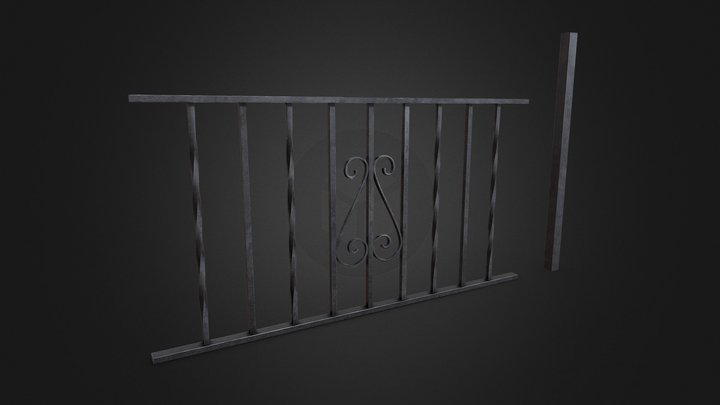 Metal Railing Modular - 2048px²