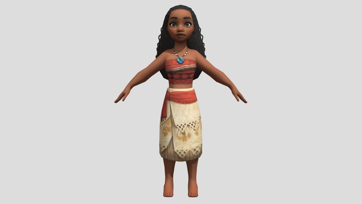 Moana 3D Model 3D Model