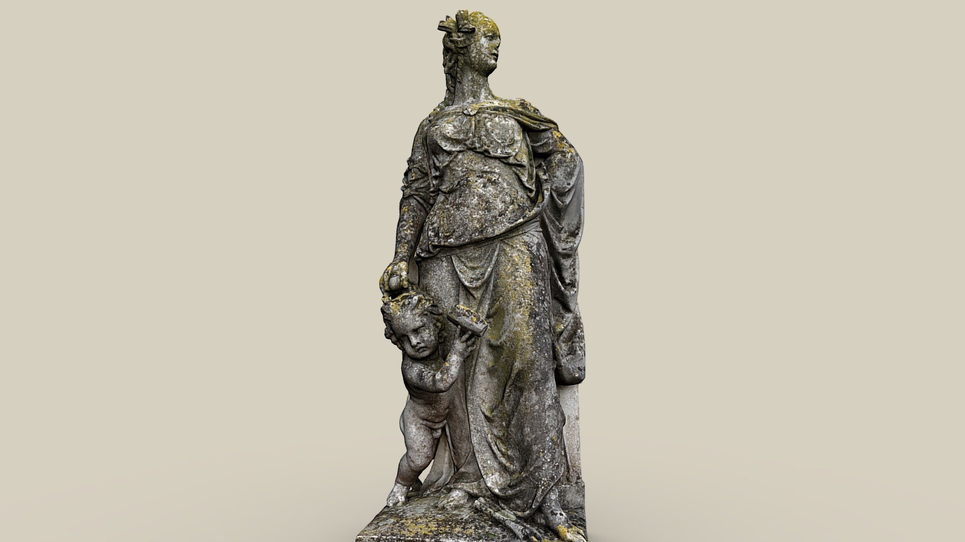Allegorie Bildhauerei — Sketchfab embed 3D viewer