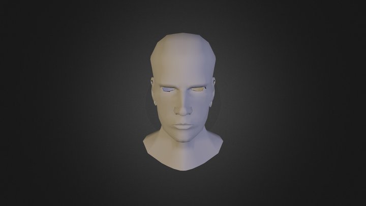 Self Portrait Head WIP 3D Model