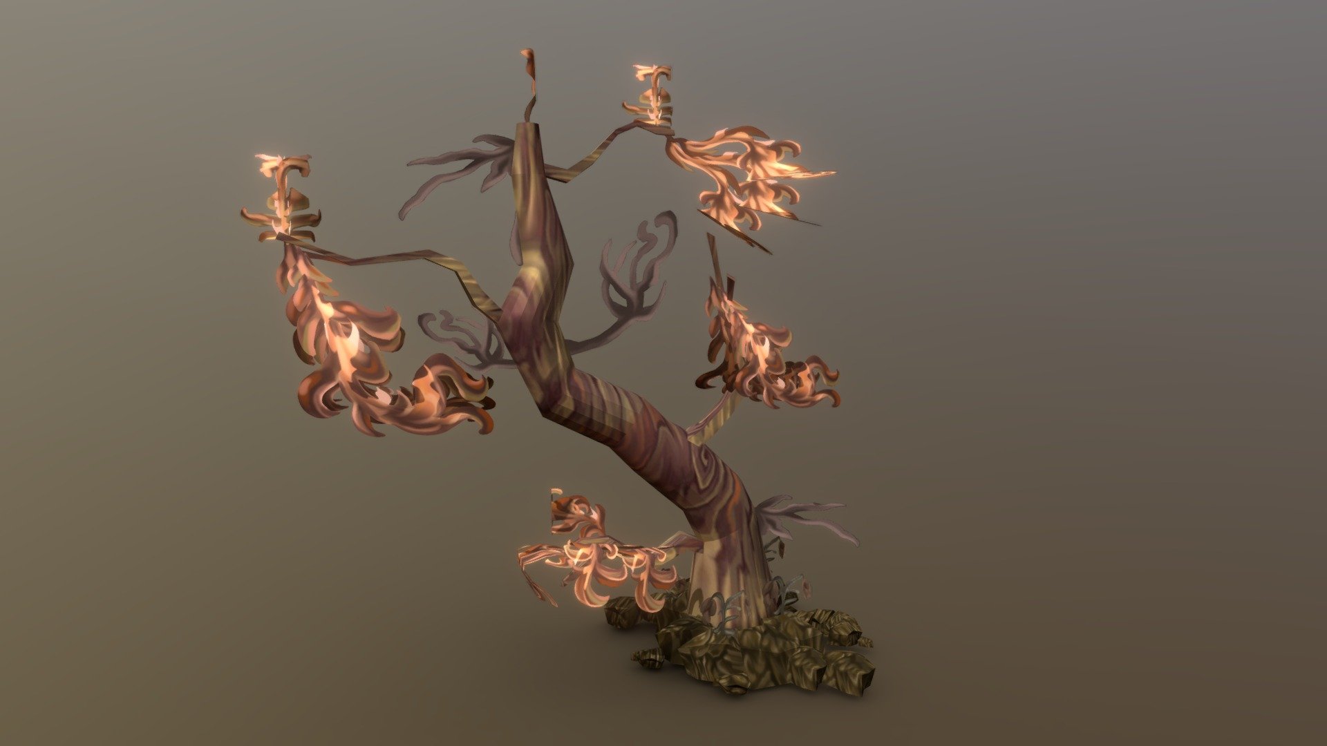 Fire Tree - 3D model by kirksy [fe598c9] - Sketchfab