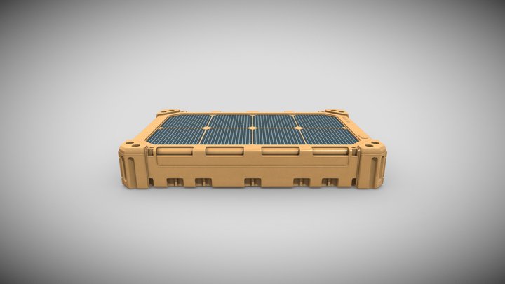 solar-powered chargers 3D Model