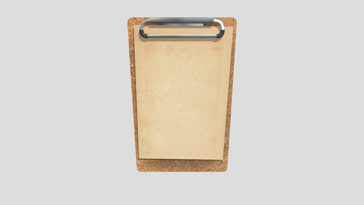 Clipboard 3D Model