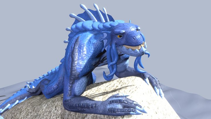 Sea Moster Ragnar 3D Model