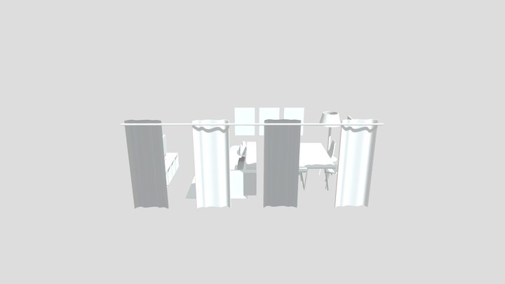 Living_Room_Funriture_002 3D Model