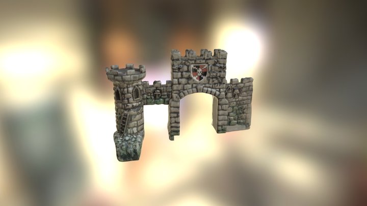 Medieval Madness main Castle part 3D Model