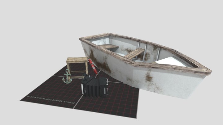 DAE 5 Finished props - By The Ocean 3D Model