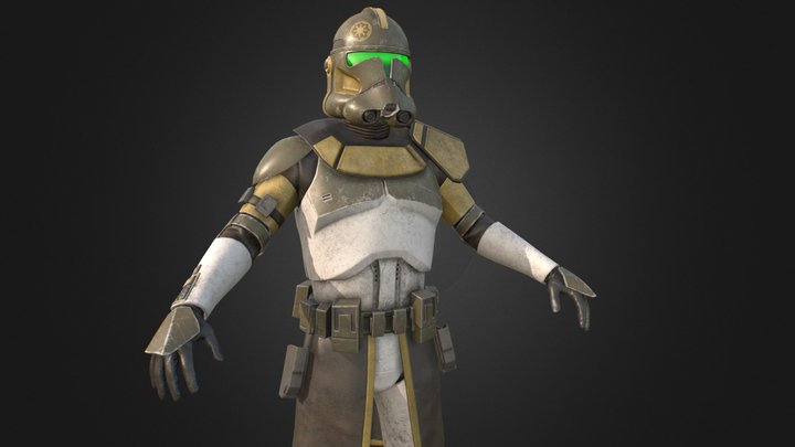 Clone Commander (Original Design) 3D Model