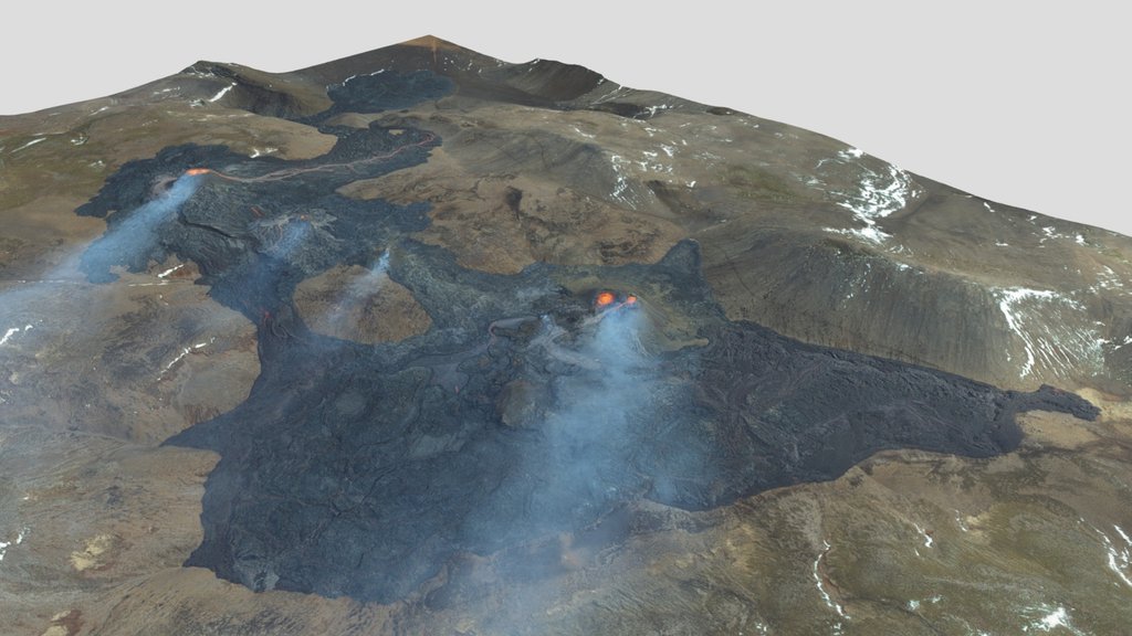 Geldingadalir volcanic eruption 12.04.2021