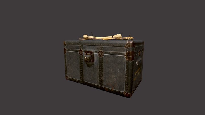 Resident Evil Inspired Crate 3D Model