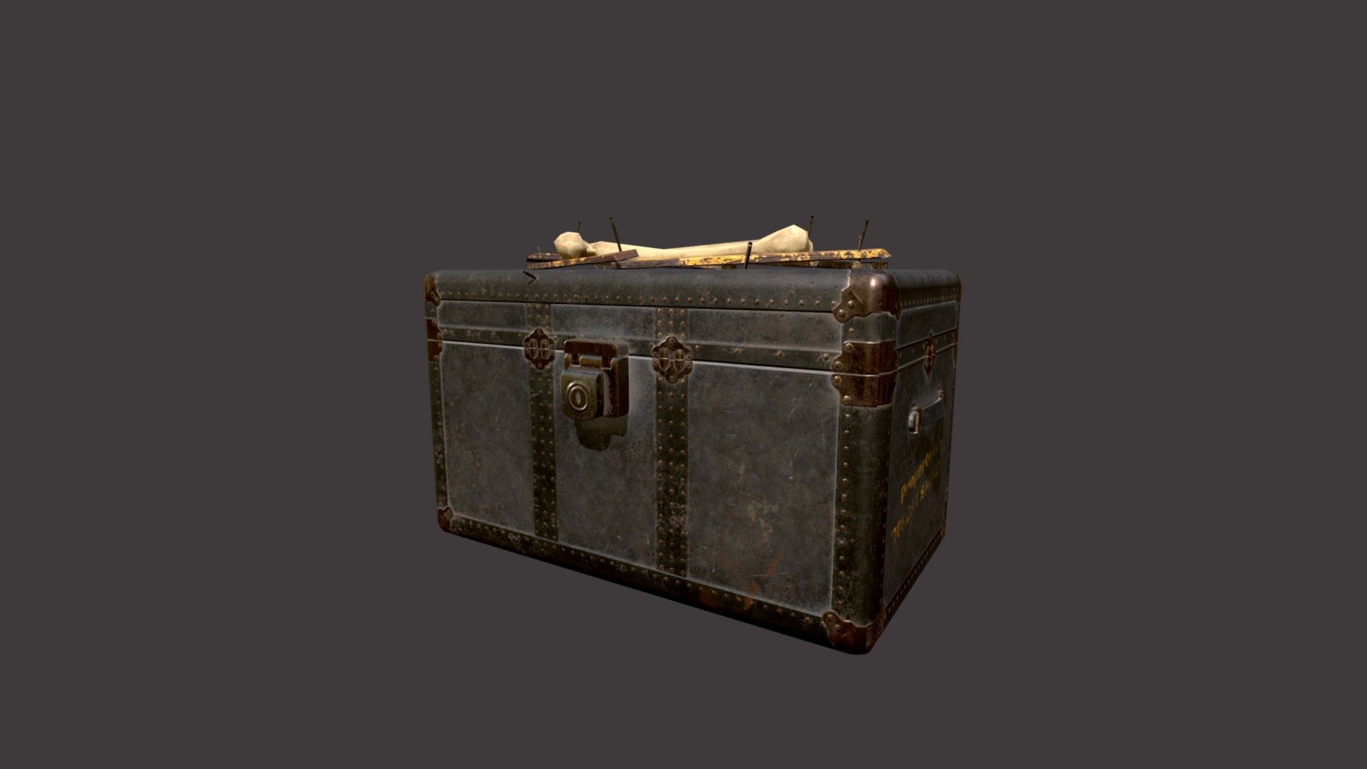 Resident Evil Inspired Crate 3D model by gahagoblin [fe5d97f] Sketchfab