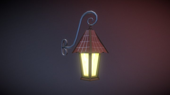 Fantasy Lantern – Glowing Mystic Light 3D Model