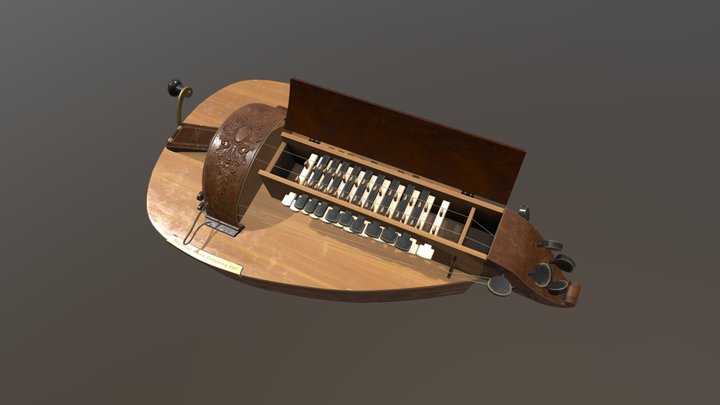 Hurdy Gurdy 3D Model