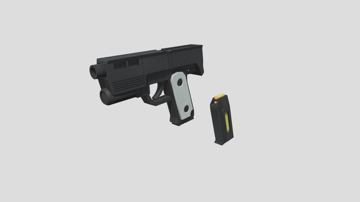Alyxgun with yellow bullets (TF2) 3D Model
