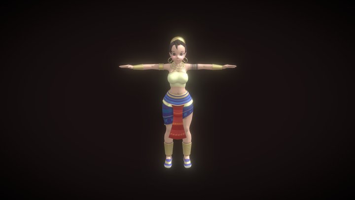 Original character Turunyi 3D Model