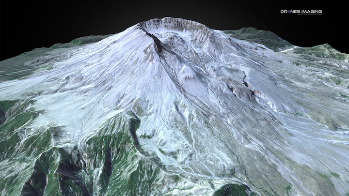 Mount St. Helens - USA 3D Model