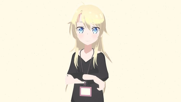 YAGAMI KOU - Anime New Game 3D Model
