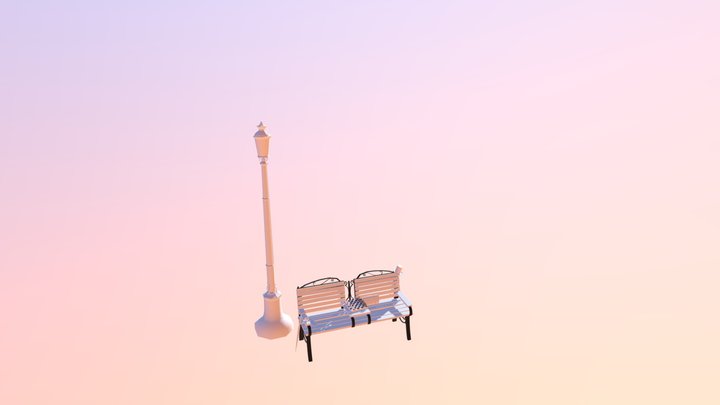 Bench 3D Model
