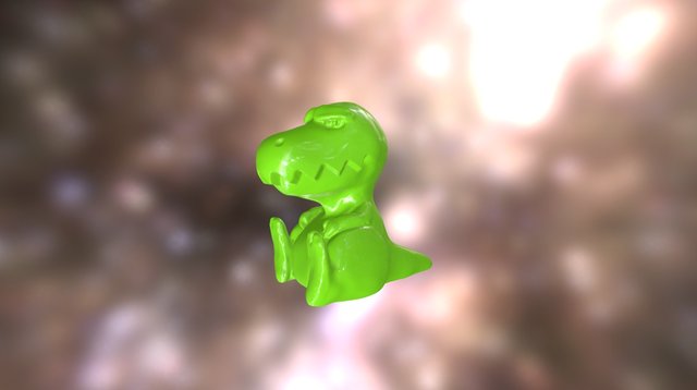 Grumpy Dino 3D Model