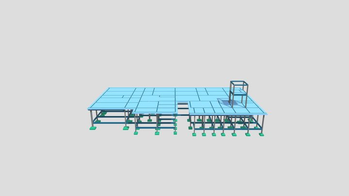 3D ESTRUTURA 3D Model
