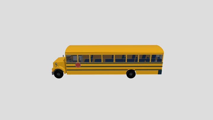 School Bus 3D Model