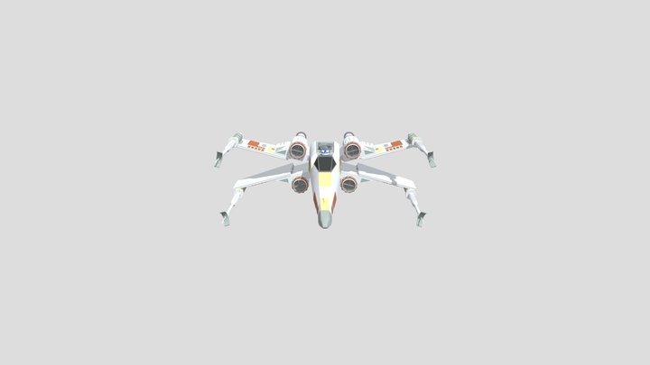 X-wing 3D Model