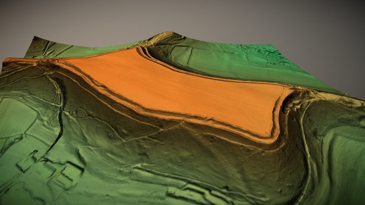 Uley Bury Camp, Gloucestershire (UK) – Gratis 3D-model STL