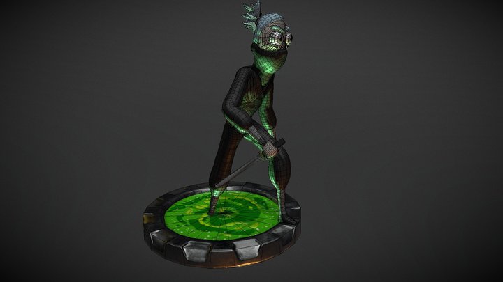 Ninja Rick 3D Model