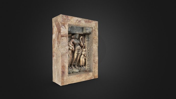 JAMUNA RB TEMPLE WALL SCAN 3D Model