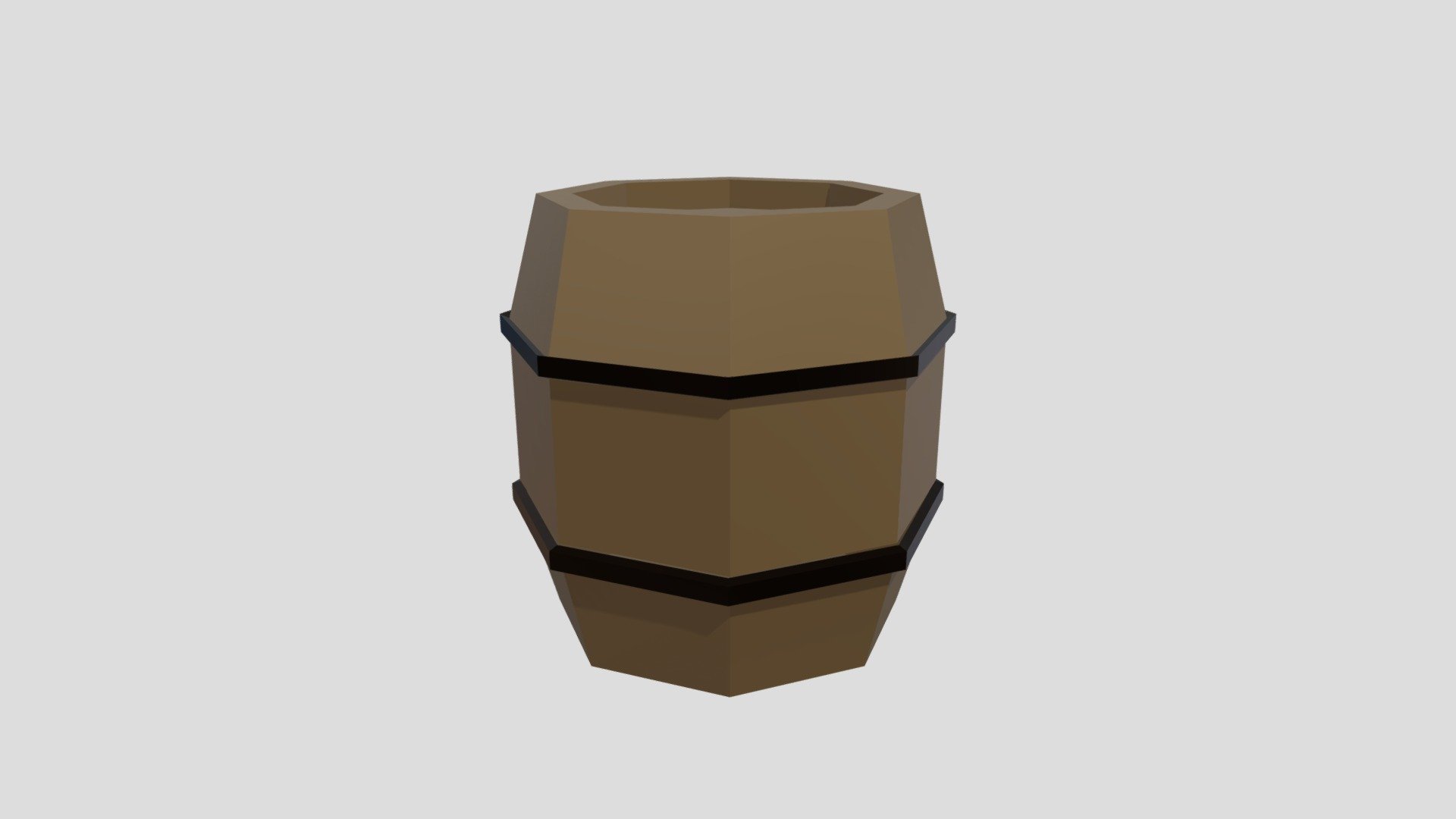 Barrel Low Poly