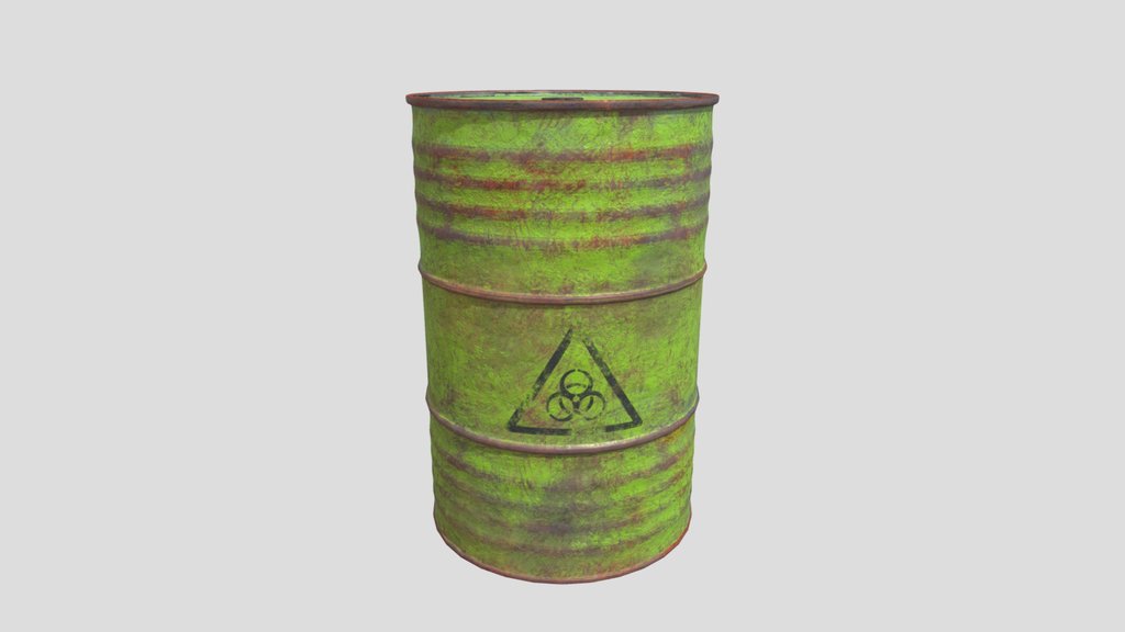 Biohazard Waste Oil Drum