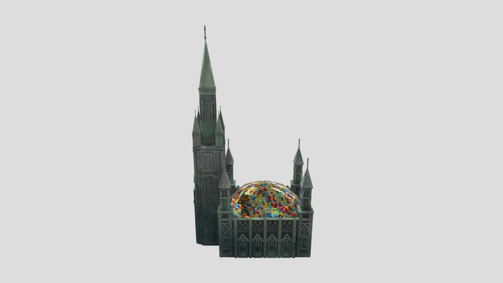 Neo_Gothic_Church 3D Model