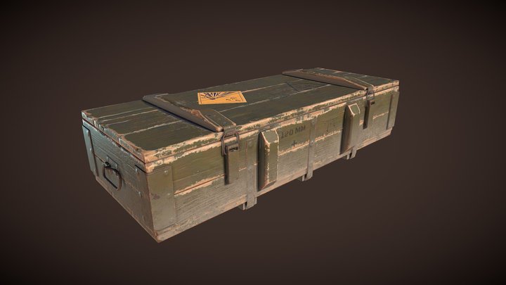 Military Crate 3D Model