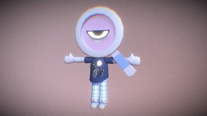 Alpha Sleeper Rodger - Dandy's World 3D Model