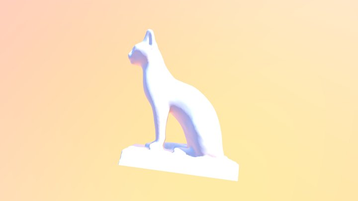 Egyptian Cat 3D Model