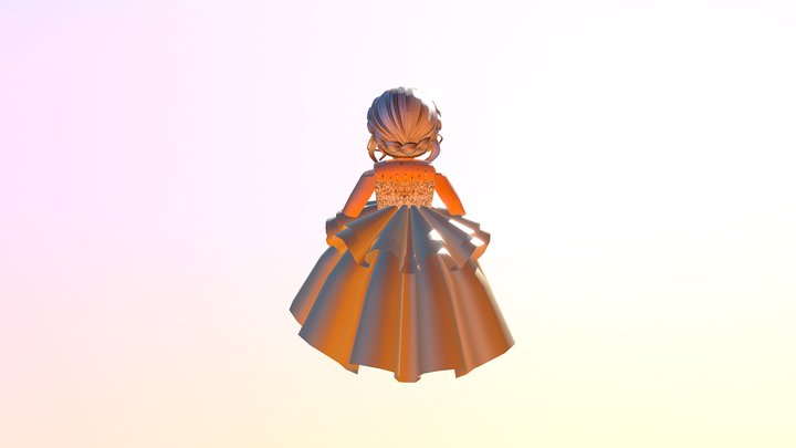 Latina Princess ROBLOX 3D Model