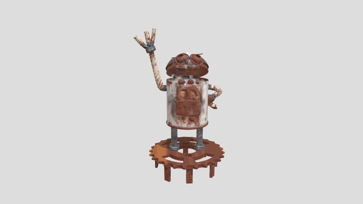 Rusty Scout: Contents Under Pressure 3D Model