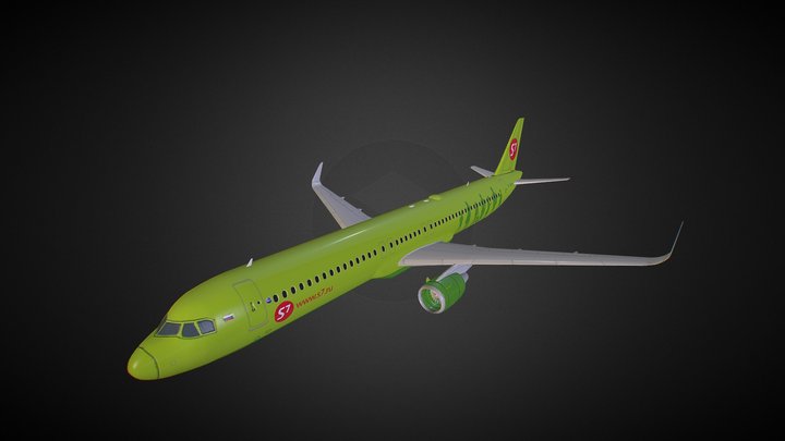 Airobus A321 3D Model